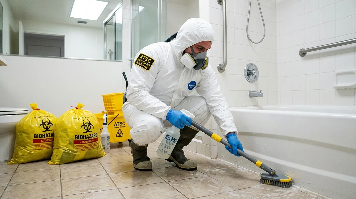 Decontamination equipment deployed for Blood Cleanup in Richmond West